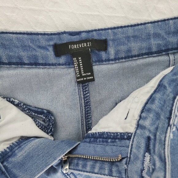 Cotton Denim Pencil Skirt - Picture 6 of 7